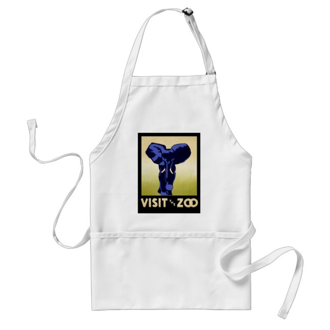 Visit The Zoo Standard Apron (Front)