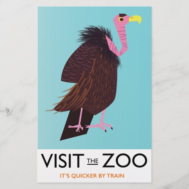 Visit the Zoo Stationery (Front)