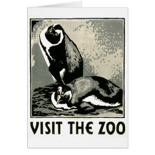 Visit the Zoo - WPA Poster -