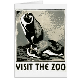 Visit the Zoo - WPA Poster -