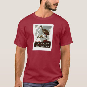Visit the Zoo - WPA Poster - T-Shirt