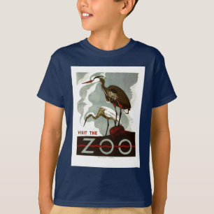 Visit the Zoo - WPA Poster - T-Shirt