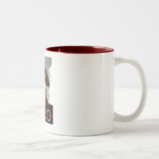 Visit the Zoo - WPA Poster - Two-Tone Coffee Mug