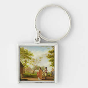 Visit to the Country Dairy Key Ring