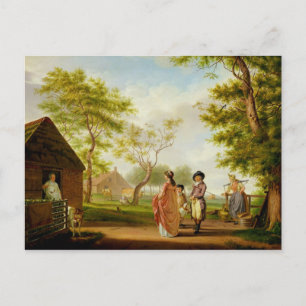 Visit to the Country Dairy Postcard