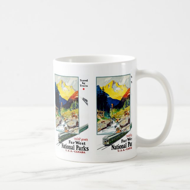 Visit Your Far West National Parks Coffee Mug (Right)