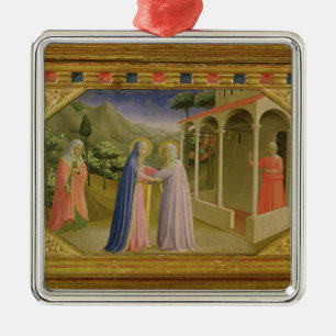 Visitation, from predella Annunciation Metal Ornament