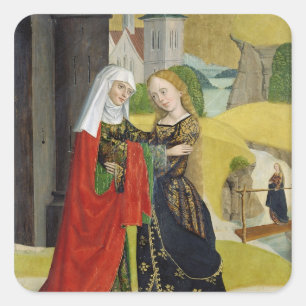 Visitation from the Dome Altar, 1499 Square Sticker