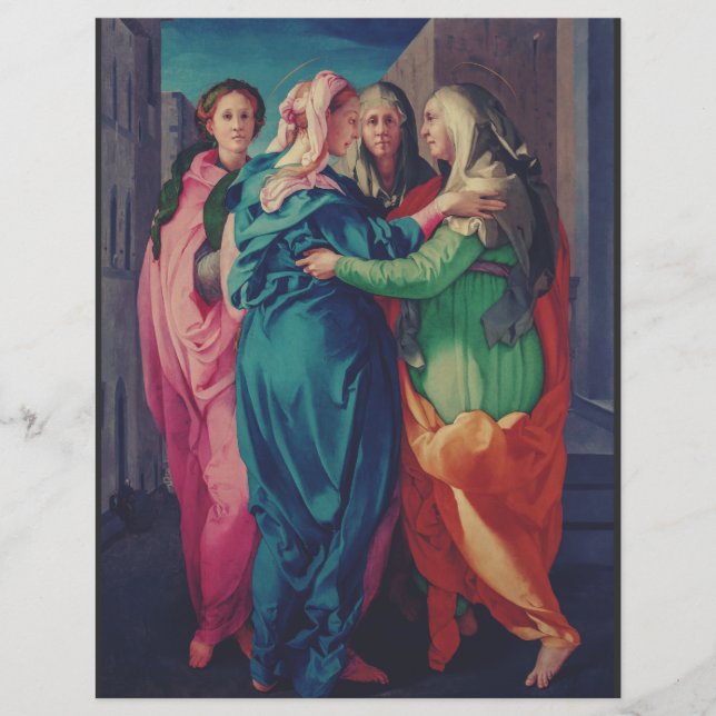 Visitation of Virgin by Pontormo  Flyer (Front)