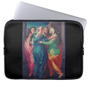 Visitation of Virgin by Pontormo  Laptop Sleeve