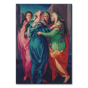 Visitation of Virgin by Pontormo Table Number