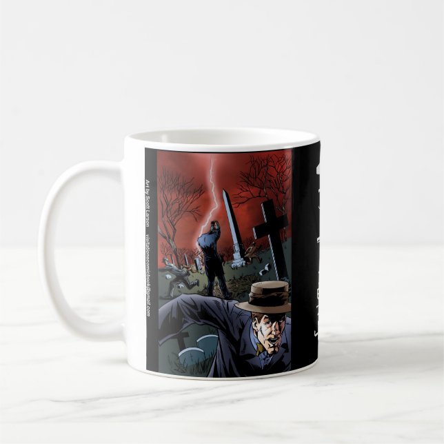 Visitations Comic's  Entertainer Coffee Mug (Left)