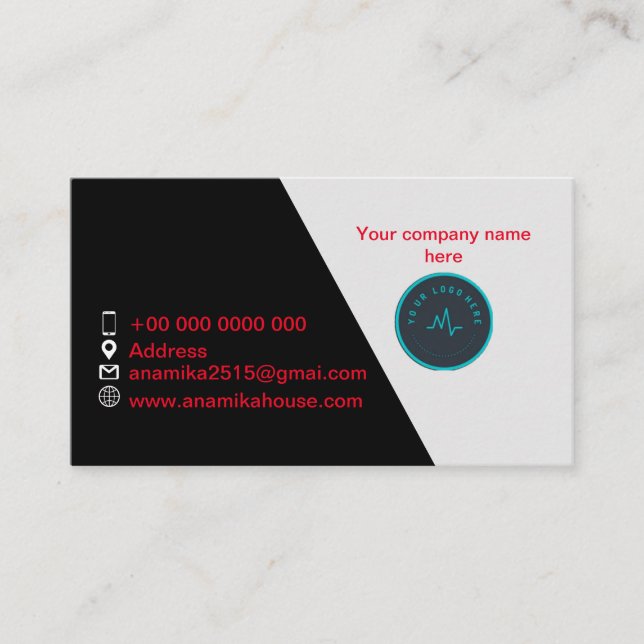 Visiting/Business card. Business Card (Front)