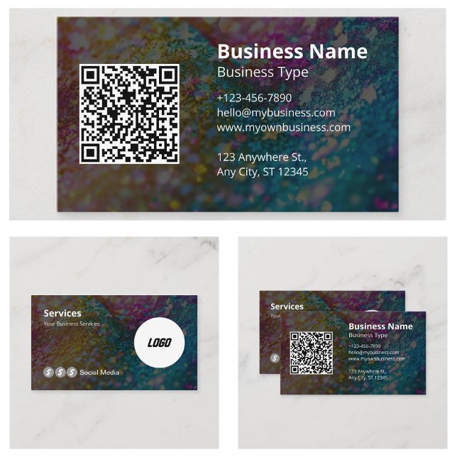 Visiting Card Logo Scannable QR Code (Visiting Card Logo Scannable QR Code
)