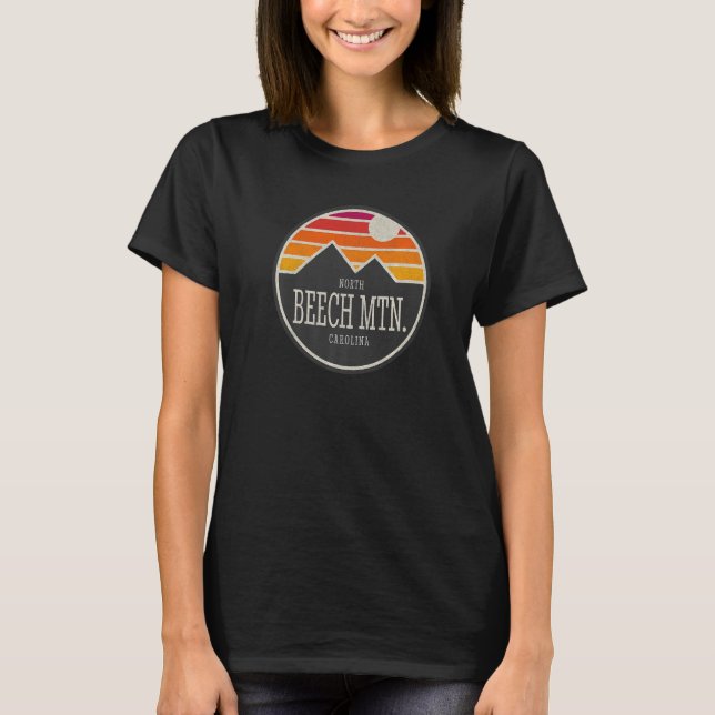Visiting NC Mountain Cities Beech Mountain NC T-Shirt (Front)