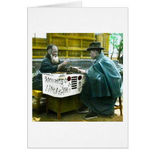 Visiting the Roadside Fortune Teller Old Japan