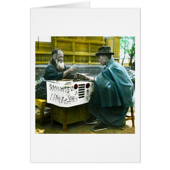 Visiting the Roadside Fortune Teller Old Japan (Front)