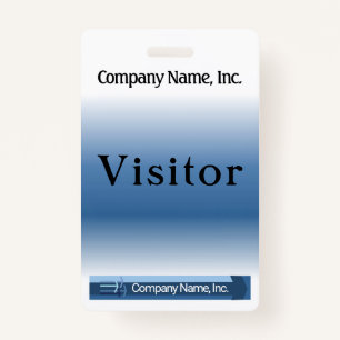 Visitor Badge ID Badge
