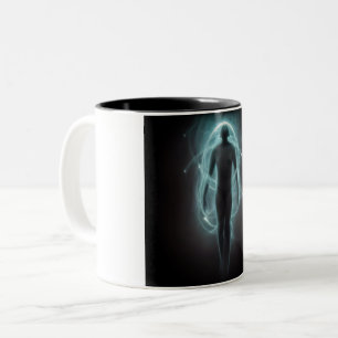 Visitor from another dimension Two-Tone coffee mug