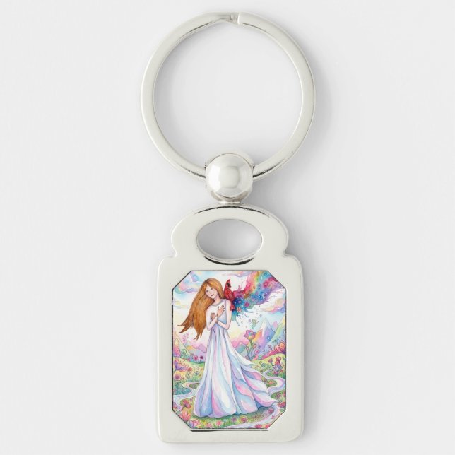 Visitor from Heaven  Key Ring (Front)