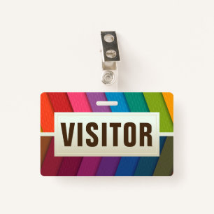 Visitor ID Card ID Badge