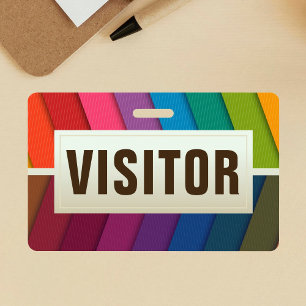 Visitor ID Card ID Badge