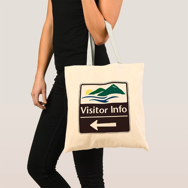Visitor Information Sign Directions Tote Bag (Creator Uploaded)