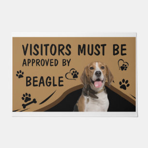 Visitor Must Be Approved By Springer Beagle Doormat