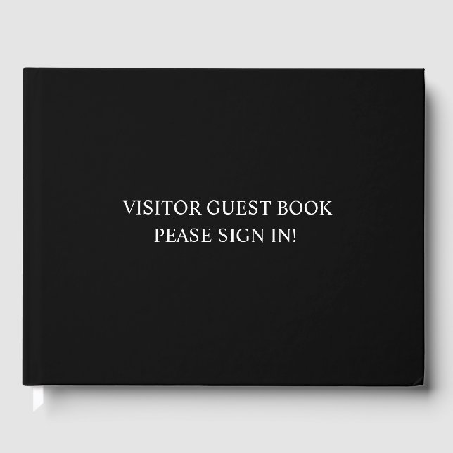Visitors Guestbook (Front)