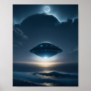 Visitors, Into The Blue.  Poster