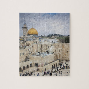 Visitors, Western Wall Plaza & Dome of the Rock Jigsaw Puzzle