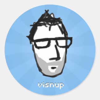 visnu sticker (blue)