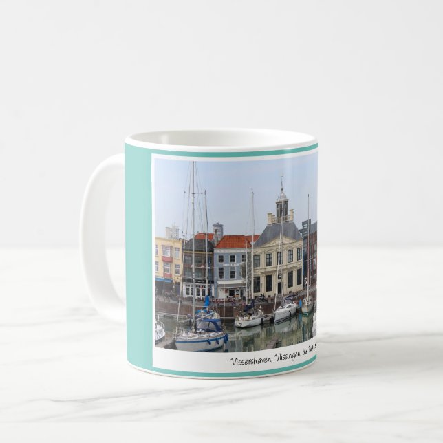 Vissershaven View, Vlissingen, Netherlands Coffee Mug (Front Left)