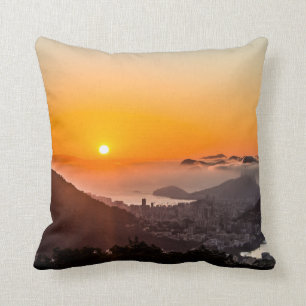 Vista Chinesa, Rio De Janeiro, Brasil Cushion