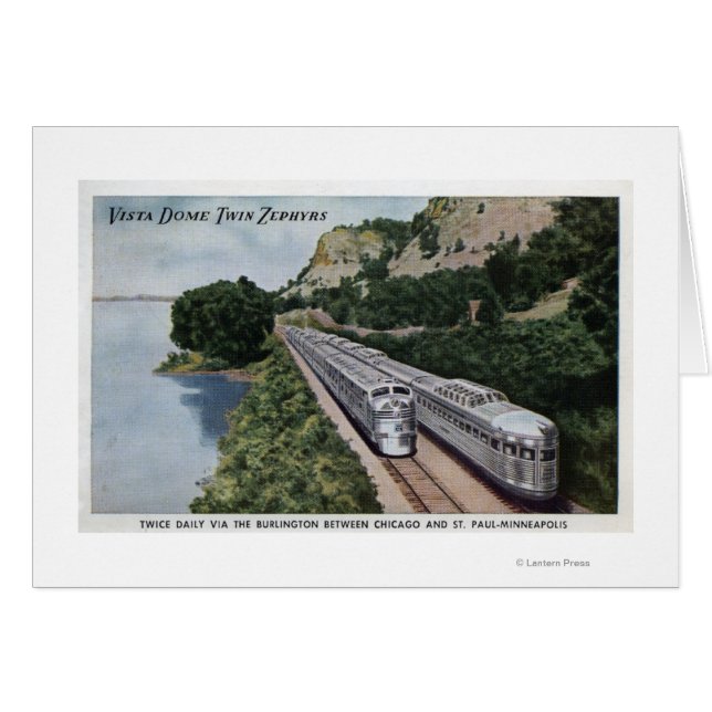 Vista Dome Twin Zephers Railroad (Front Horizontal)