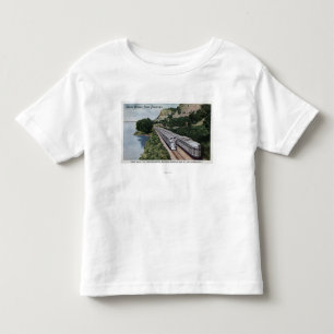 Vista Dome Twin Zephers Railroad Toddler T-Shirt
