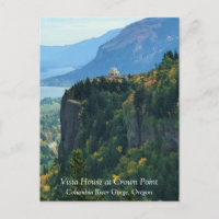 Vista House at Crown Point, Oregon Postcard