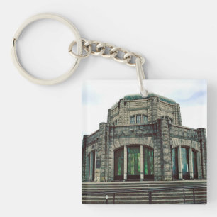 Vista House, Columbia River Gorge, OR Key Ring