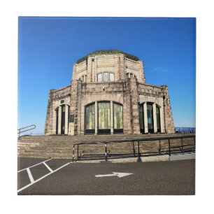 Vista House, Columbia River Gorge, Oregon Ceramic Tile