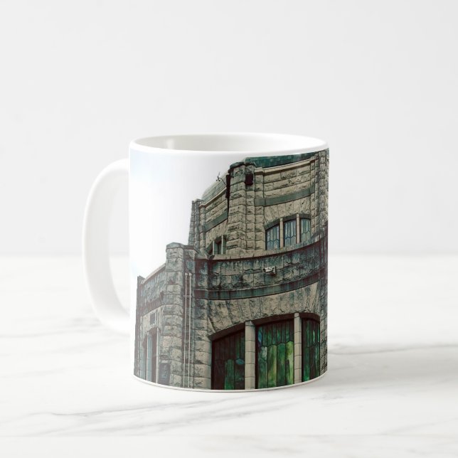 Vista House, Columbia River Gorge, Oregon Coffee Mug (Front Left)
