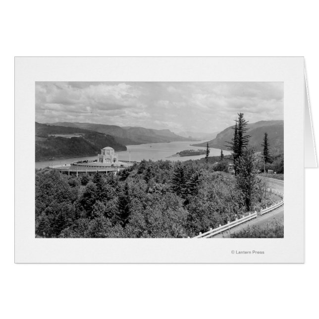 Vista House & Crown Point on Columbia River (Front Horizontal)