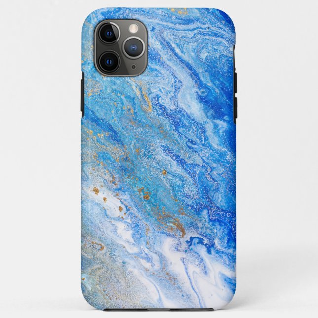 Visual Blue Case-Mate iPhone Case (Back)