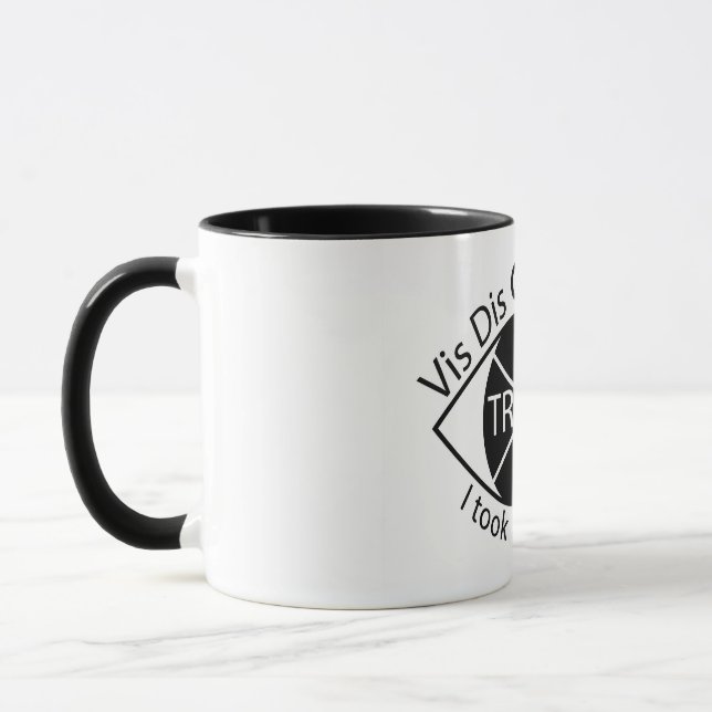 Visual Disobedience Two-Tone Coffee Mug (Left)