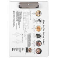 Visual Pain Assessment Doctors Office Clipboard