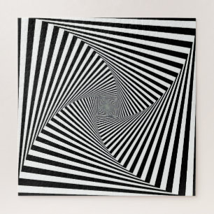 Visual Tunnel Illusion Jigsaw Puzzle