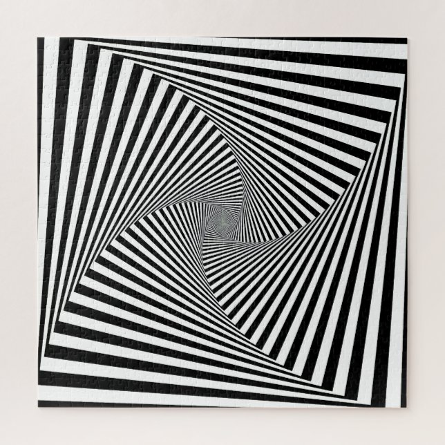 Visual Tunnel Illusion Jigsaw Puzzle (Vertical)