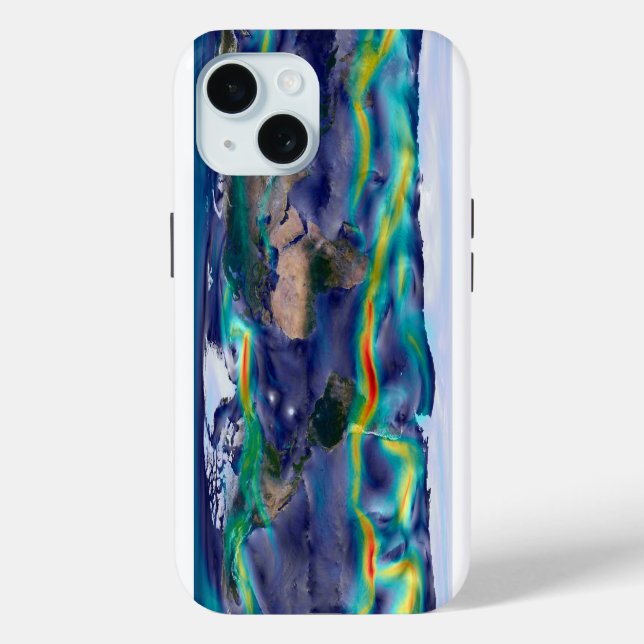 Visualisation Of Global Winds. Case-Mate iPhone Case (Back)