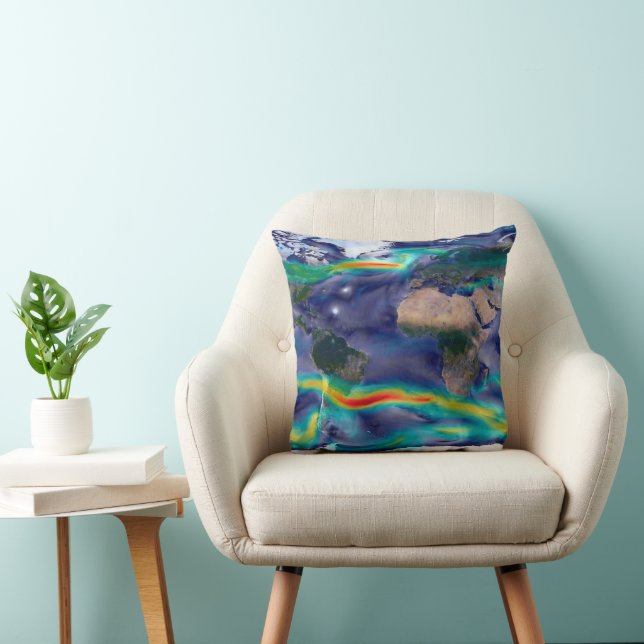 Visualisation Of Global Winds. Cushion (Chair)