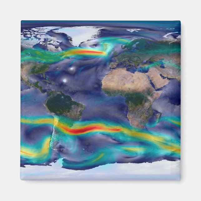 Visualisation Of Global Winds. Magnet (Front)