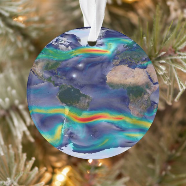 Visualisation Of Global Winds. Ornament (Tree)